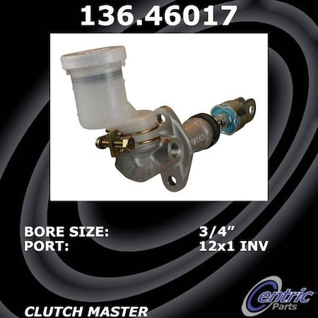 Centric Parts Premium Clutch Master Cylinder, 136.46017 136.46017